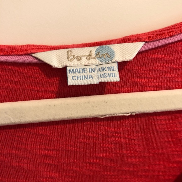 Boden Clio Broderie Jersey Dress - Picture 3 of 6